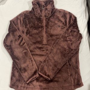 The North Face Women’s Osito ¼-Zip Fleece Pullover Brown